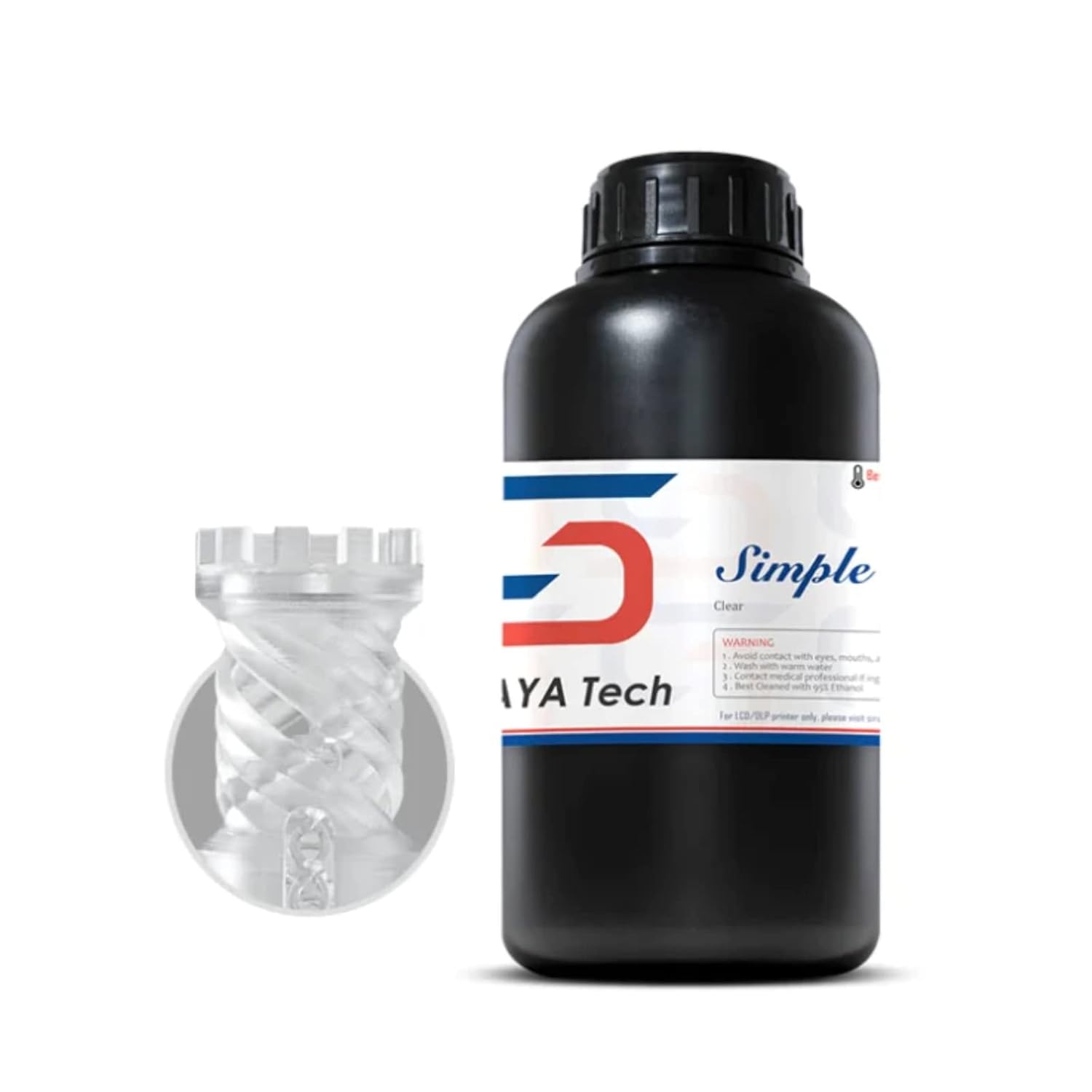 Siraya Tech Simple Water Washable 3D Printer Resin for Precision