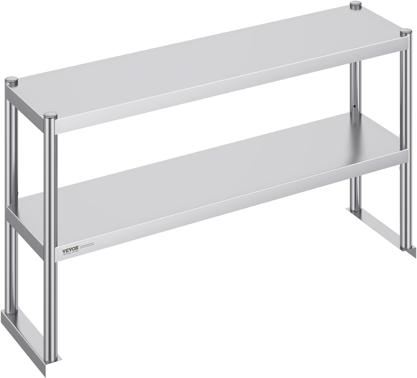 VEVOR Double Shelf Stainless Steel Two Tier Shelf for Kitchen