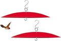 Bird Feeder Baffle 13 in Hanging Rain Guard - Metal 2 Pack