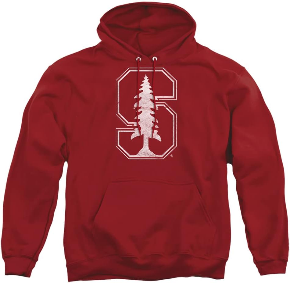 Official Collegiate Distressed Primary Logo Adult Pullover Hoodie