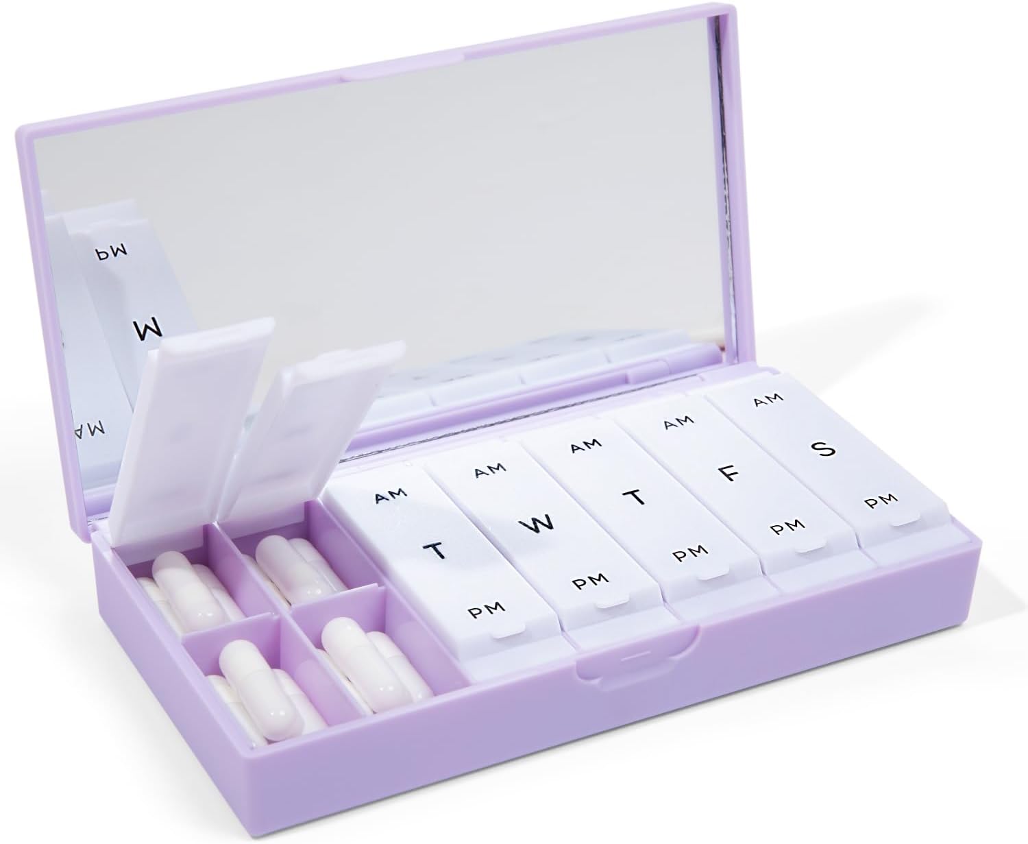 Designer Weekly Pill Box Organizer for Stylish Daily Use