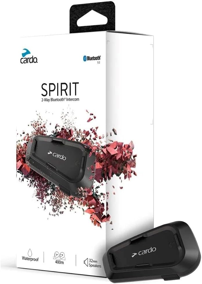 Cardo Spirit Bluetooth Headset - Stay Connected on Your Ride!