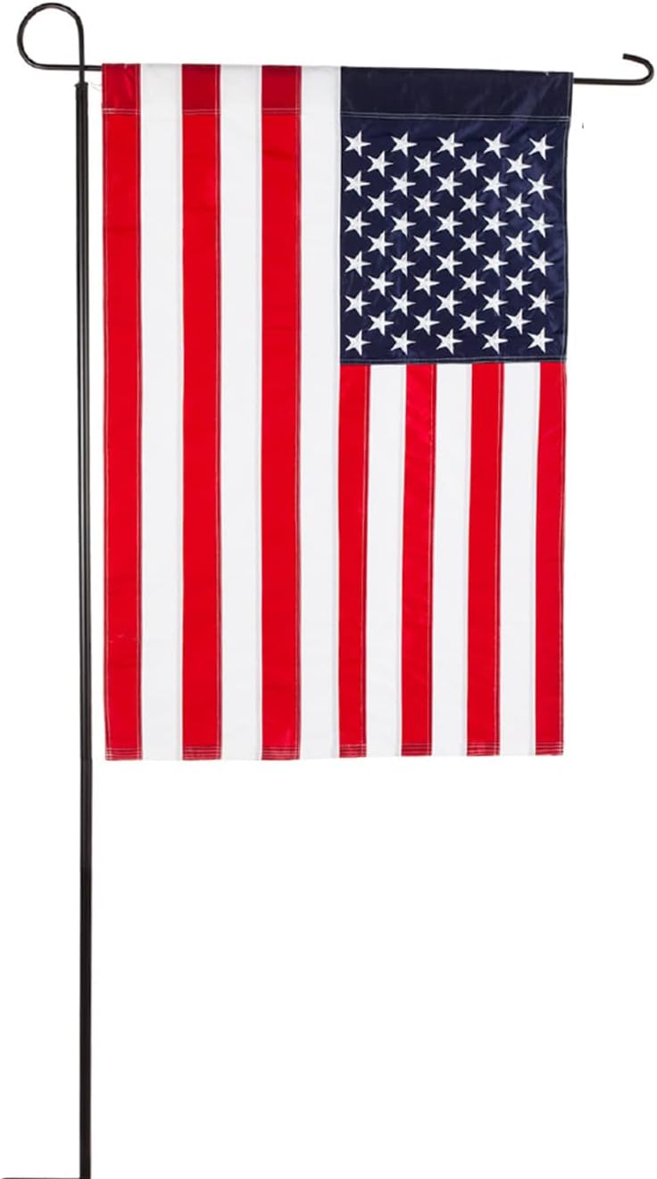 Oversized Metal Outdoor Flag Stand for 3x5 Flags - 7-Feet Tall