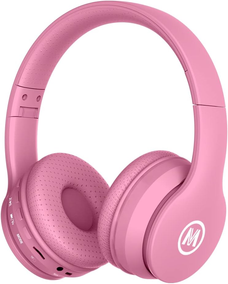 60H Play Time Mokata Pink Kids Bluetooth Headphones