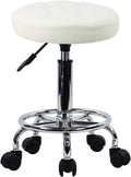 KKTONER Round Rolling Stool Chair for Salon and Office Use