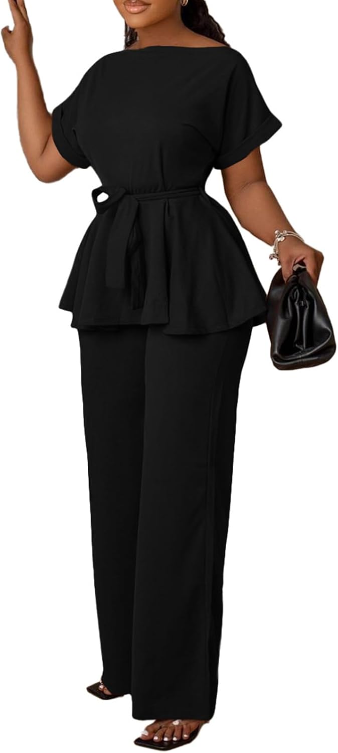Women's 2 Piece Outfits Suit Set for Business and Casual Wear