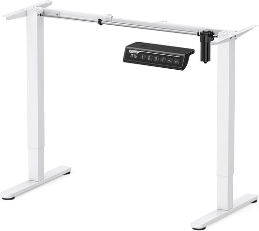 ErGear Electric Stand up Desk Frame - 4 Memory Heights, Ergonomic White Base
