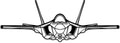 Custom F-35 Metal Wall Art - Fighter Jet Air Force Metal Decor