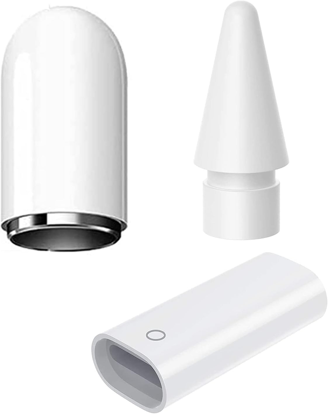 Enhance Apple Pencil: Magnetic Cap & Tips Set