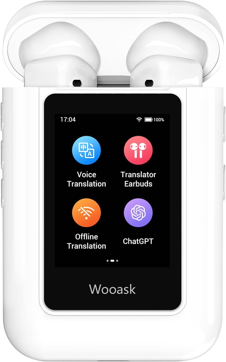 Wooask TransBuds | AI Offline Translator | 144 Languages