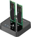 M.2 SATA SSD Docking Station - One-Button Cloner & USB 3.1