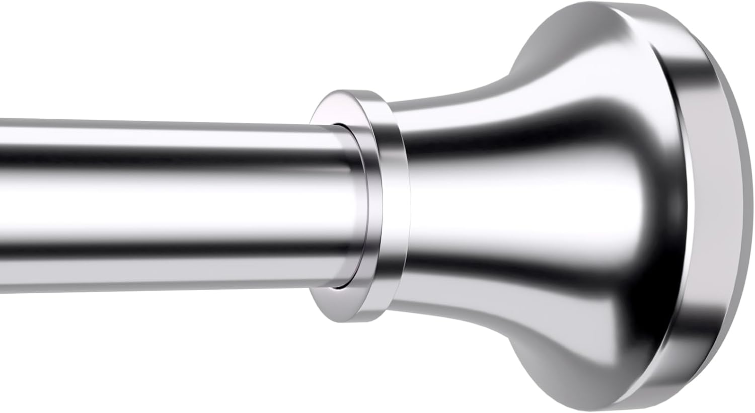 Adjustable Tension Rod 31-80 Inch Silver - No Drill Shower Rod by STARLATTA