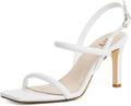 Womens Strappy Sandals Open Toe Ankle Strap Heeled Sandals - Versatile