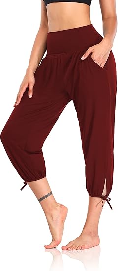 DIBAOLONG Womens Yoga Pants Capri Loose Workout Sweatpants Review