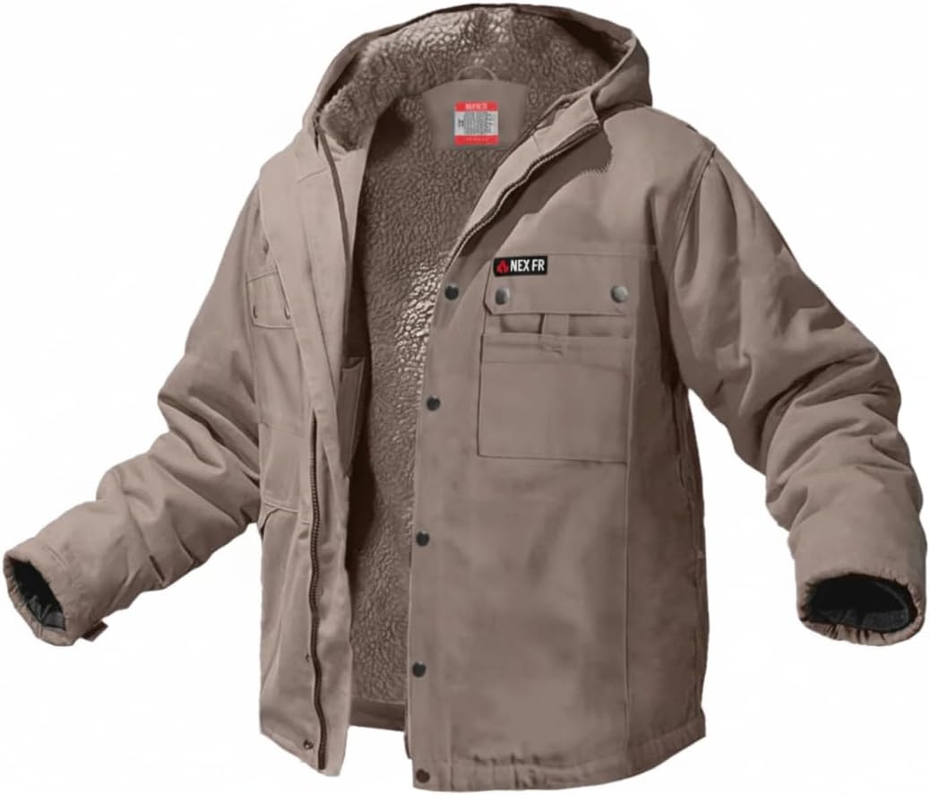 NEXFR Heavy Duty Sherpa Jacket for Comfort and Warmth