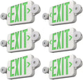 FREELICHT Green Exit Sign with Emergency Lights - UL Compliant