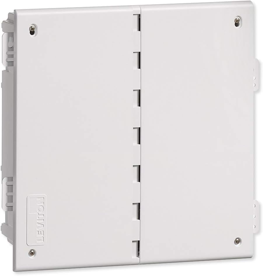Leviton 14in Wireless Structured Media Center with Vented Cover