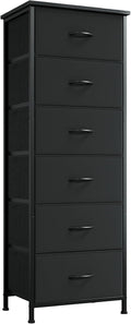 Somdot Tall Dresser with 6 Drawers for Bedroom - Slim Storage