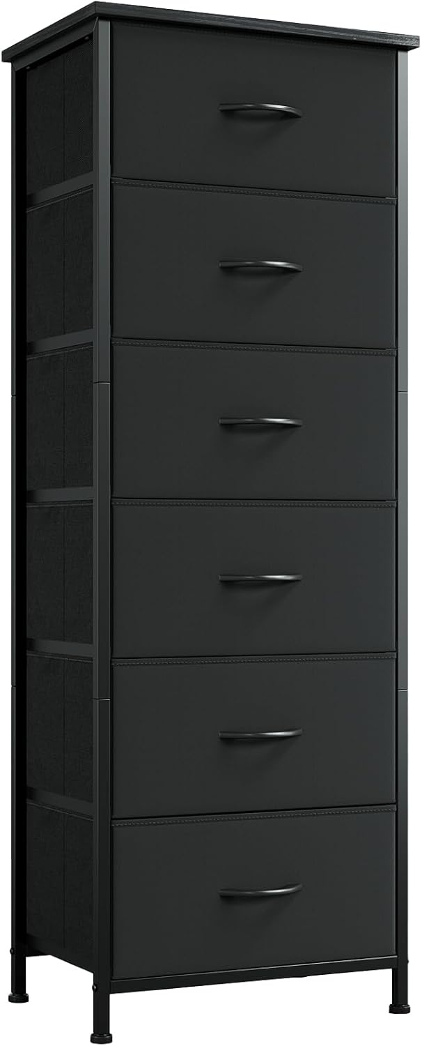 Somdot Tall Dresser with 6 Drawers for Stylish Home Storage