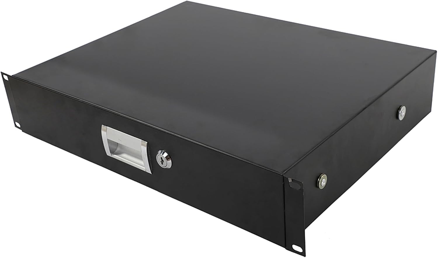 Ktaxon 2U Rack Mount Drawer for 19 Inch AV Equipment Racks