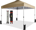 CROWN SHADES 10x10 Pop Up Canopy - Easy Setup & Portable