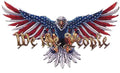American Flag Wings Out WE THE PEOPLE Eagle Decal Sticker - Bold