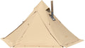 KingCamp 4 Season Cotton Tipi Tent with Stove Jack - Ultimate Camping Comfort