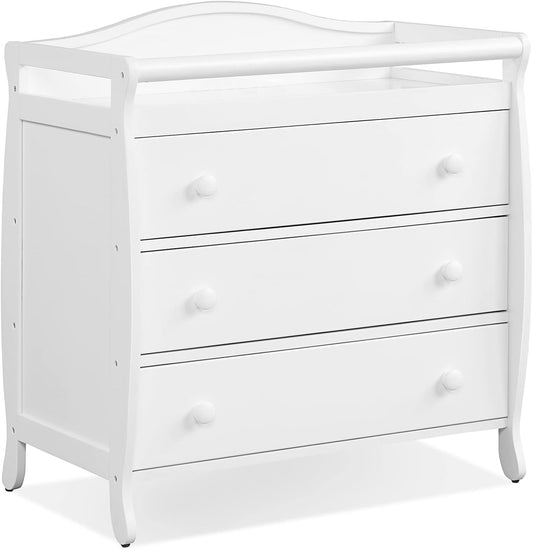 Costzon 3-Drawer Changing Table for Safe and Easy Diaper Changes