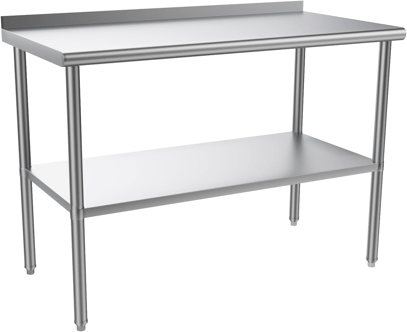 ROVSUN 48ft' x 24ft' Stainless Steel Prep Table for Kitchen Use