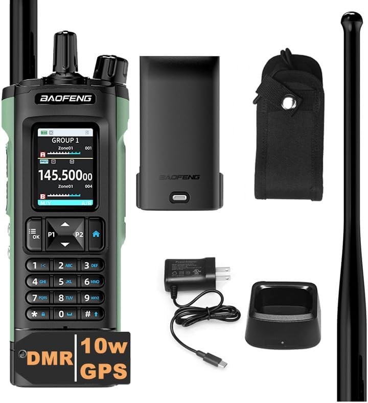BAOFENG DM32 DM-32UV 10W Digital Mobile Radio for Outdoor Use