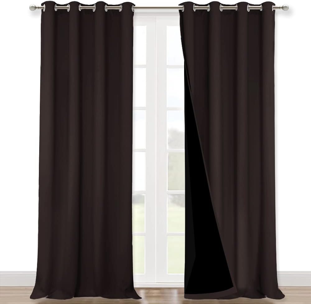 NICETOWN Cold Blocking Blackout Curtains for Bedroom and Patio