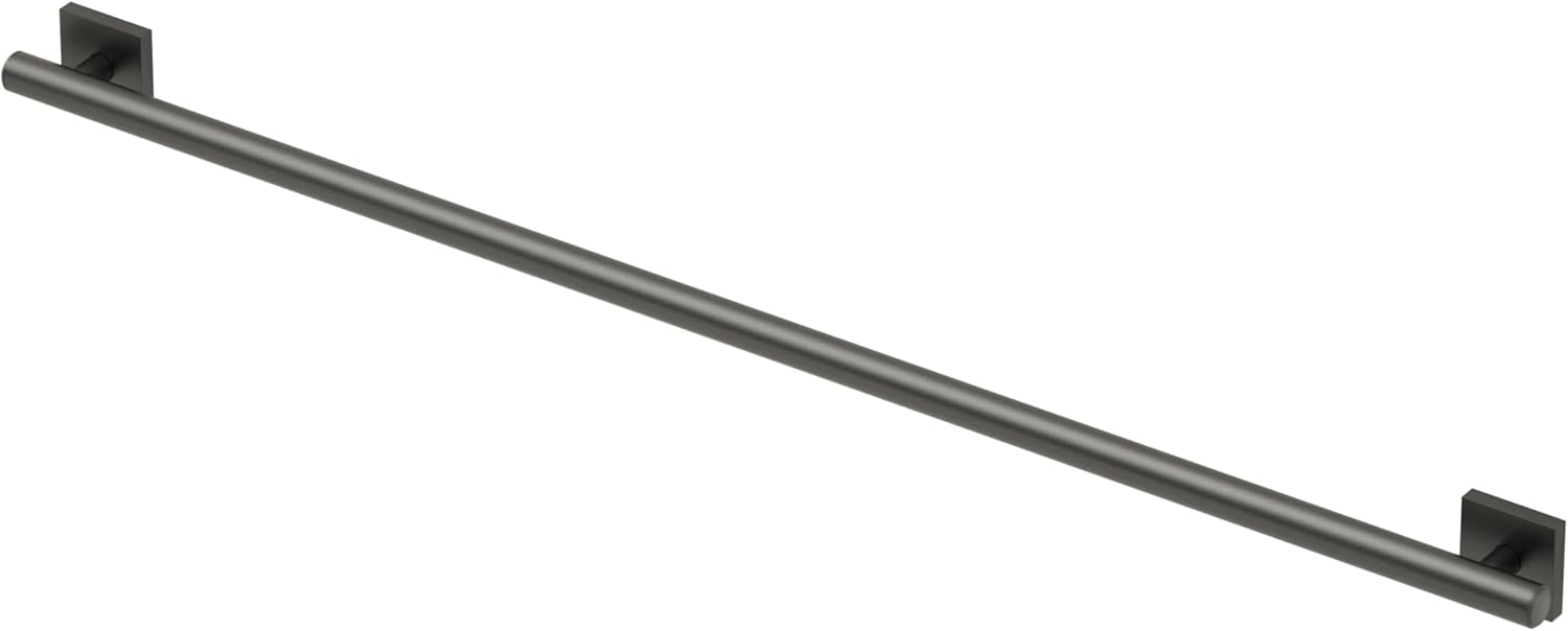 Elevate 48 L Grab Bar in Matte Black for Enhanced Safety