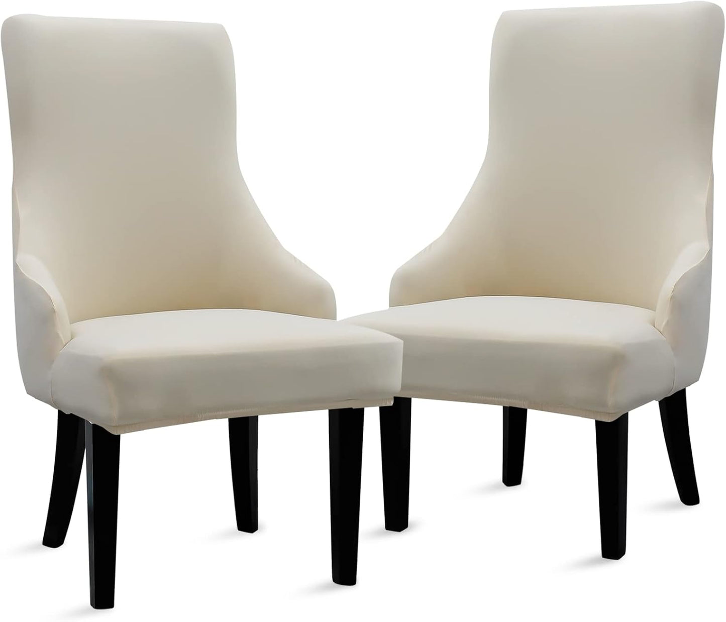 Liykimt Stretch Wingback Side Chair Slipcover for Dining Room
