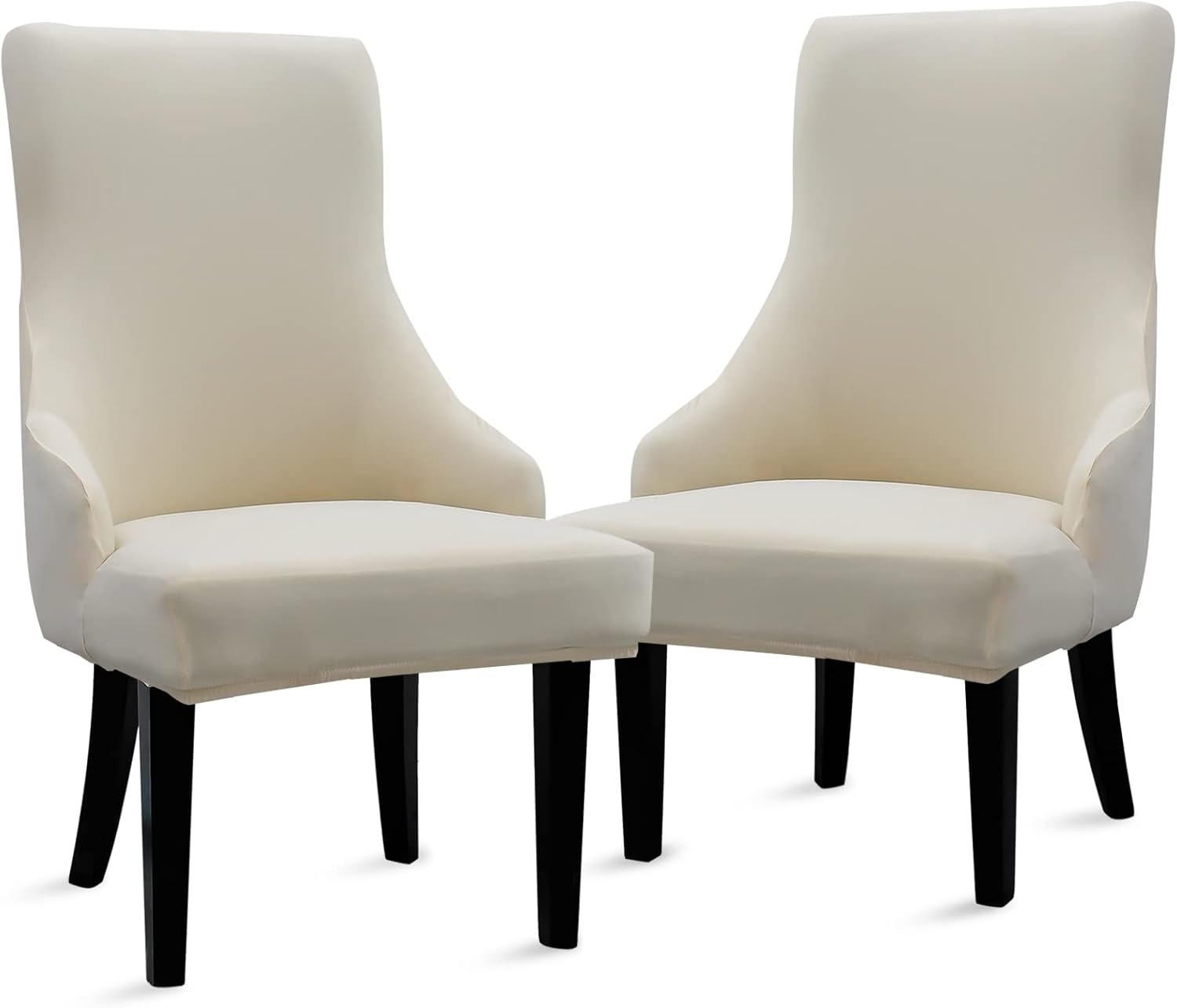 Liykimt Stretch Wingback Side Chair Slipcover for Dining Room