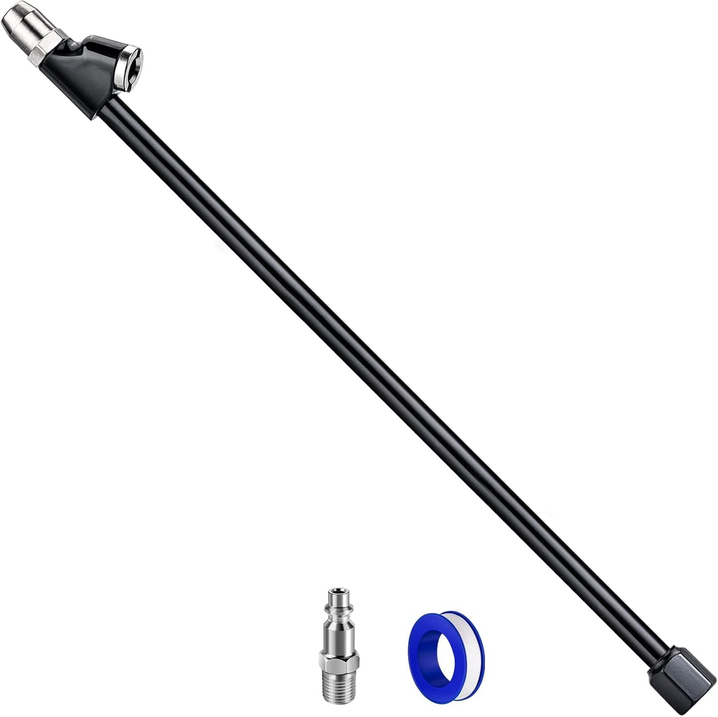 LUMITECO 13'' Dual Head Air Chuck Set - Easy Semi Tire Inflation