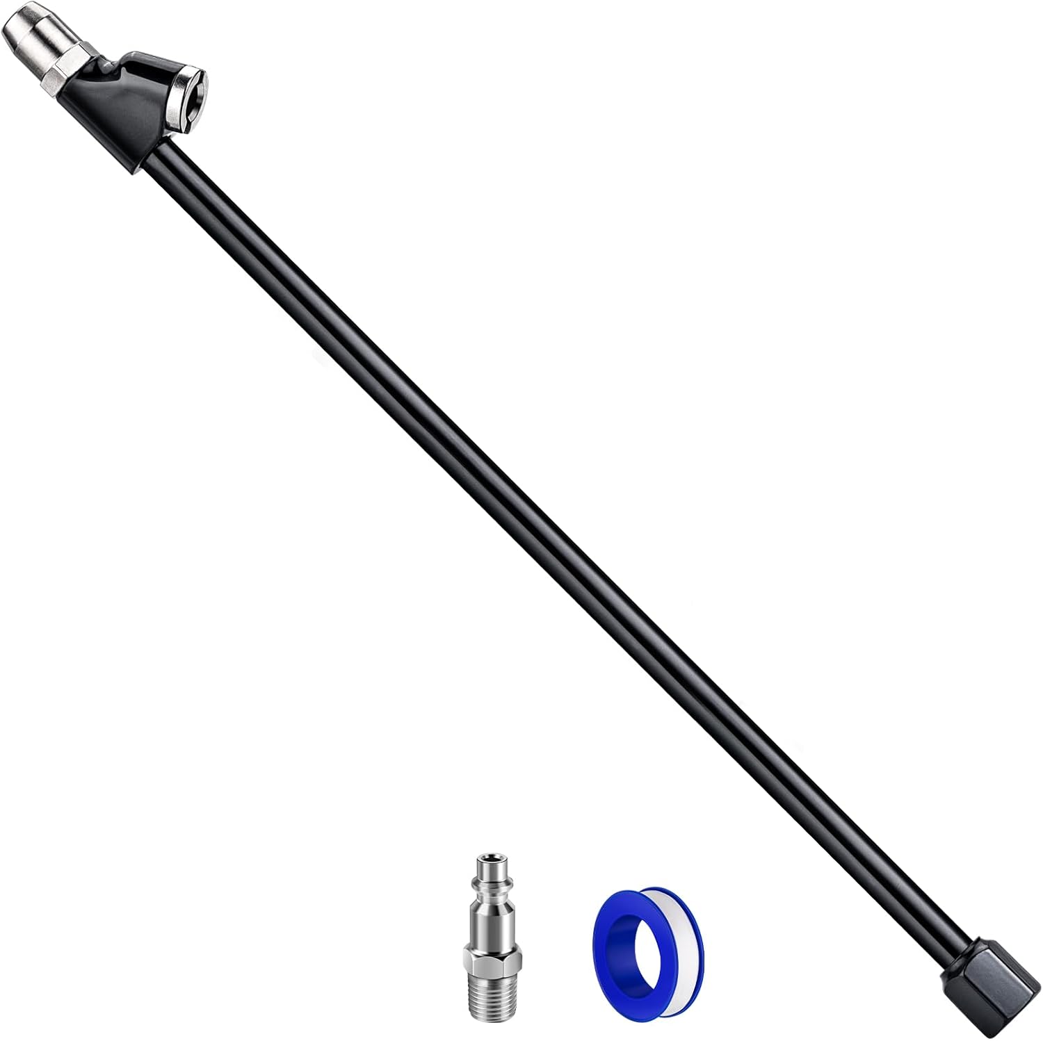 LUMITECO 13'' Dual Head Air Chuck Set - Easy Semi Tire Inflation