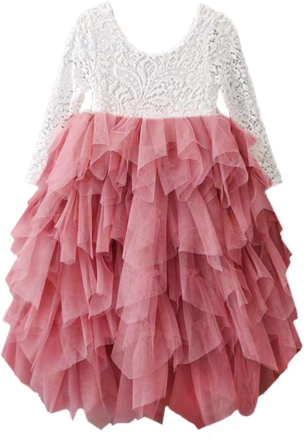 Topmaker Backless A-line Lace Back Flower Girl Dress Review