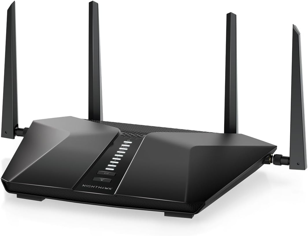 NETGEAR Nighthawk WiFi 6 Router with AX5400 Speed and Security