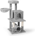 Large Cat Tree with Scratching Posts and Condo - Roomy 40in