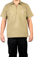 Ben Davis Men's Half Zipper Shirt for Comfort and Style