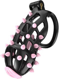 Male Chastity Cage with Silicone Massage Points for Ultimate Pleasure