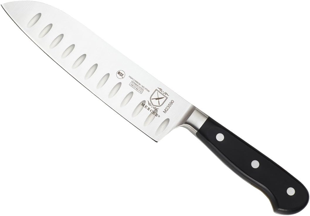 Mercer Culinary 7-Inch Santoku Knife for Precision Cutting