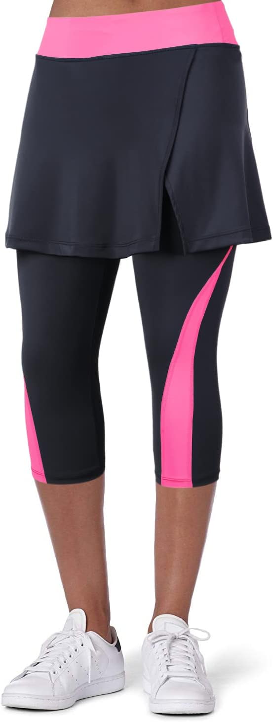 ANIVIVO Women Tennis Skirted Leggings with Pockets for Active Wear