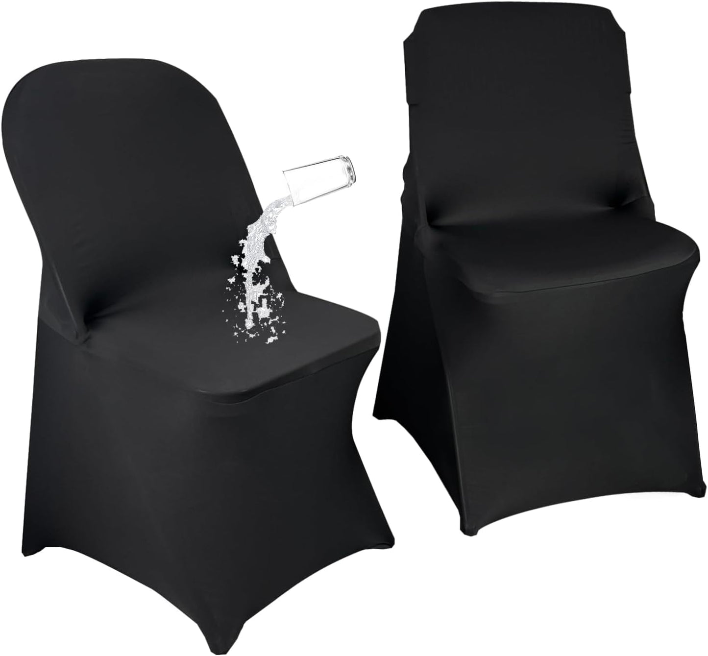 40PCS Stretch Spandex Folding Waterproof Chair Covers for Events