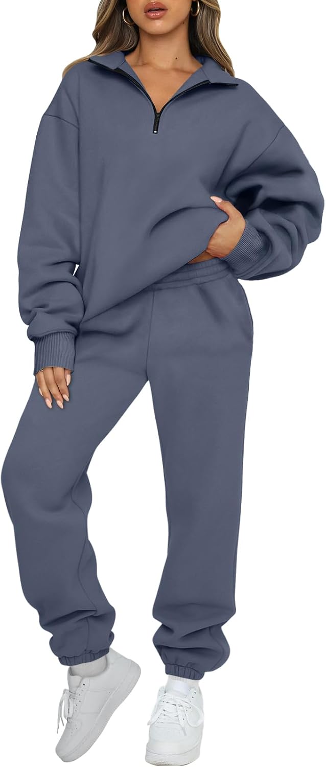 AUTOMET Women's Sweatsuits: Cozy 2 Piece Lounge Set for Fall