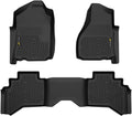 G-PLUS TPE Floor Mats Cargo Liners for Dodge Ram Quad Cab - Full