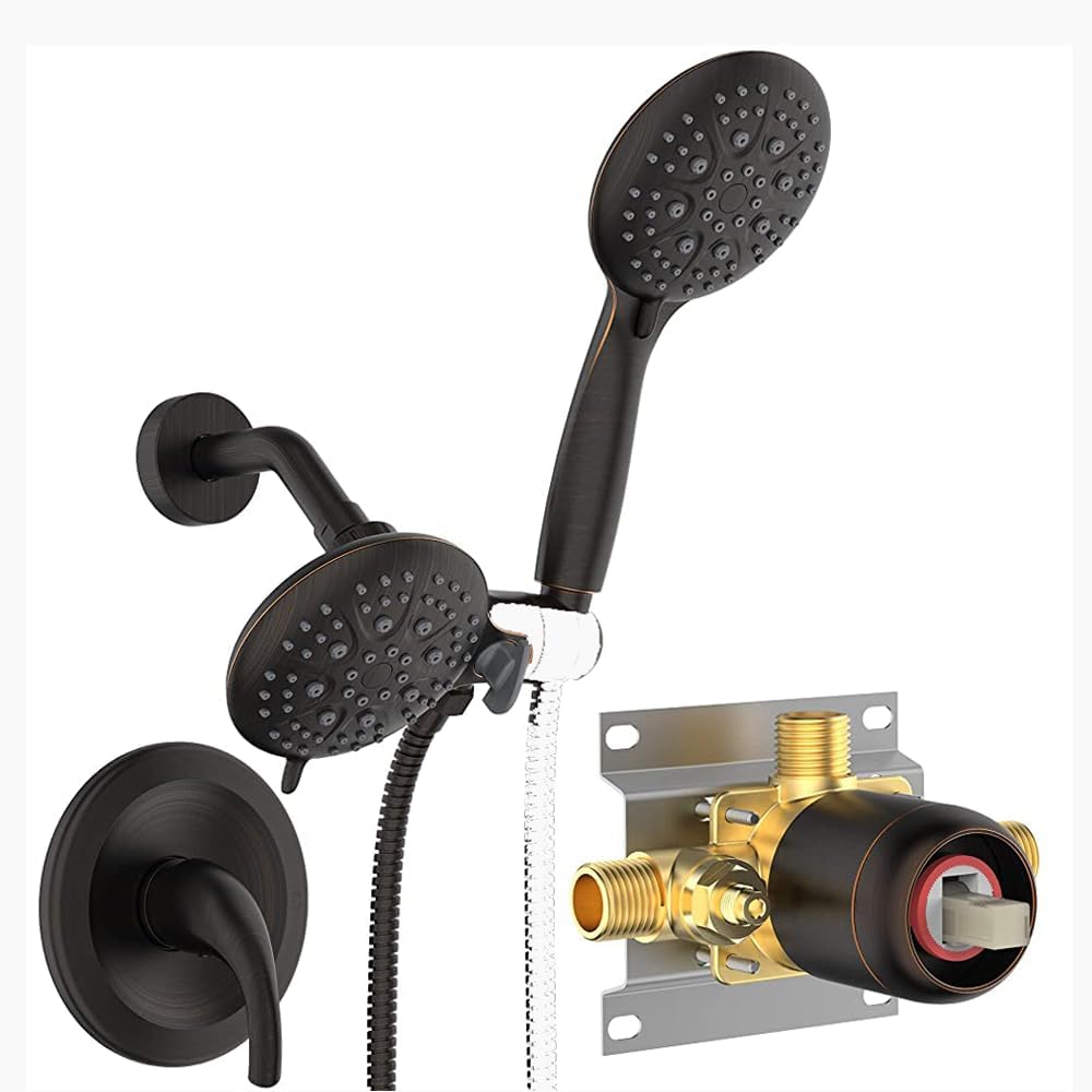 High Pressure 3-Way Rainfall Shower Faucet Set for Luxurious Baths
