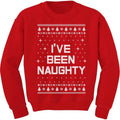 Toddler Boys Naughty List Ugly Christmas Sweatshirt - Funny Holiday