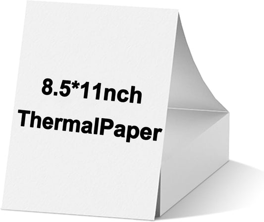 Clear & Eco-Friendly Thermal Printer Paper - 200 Sheets