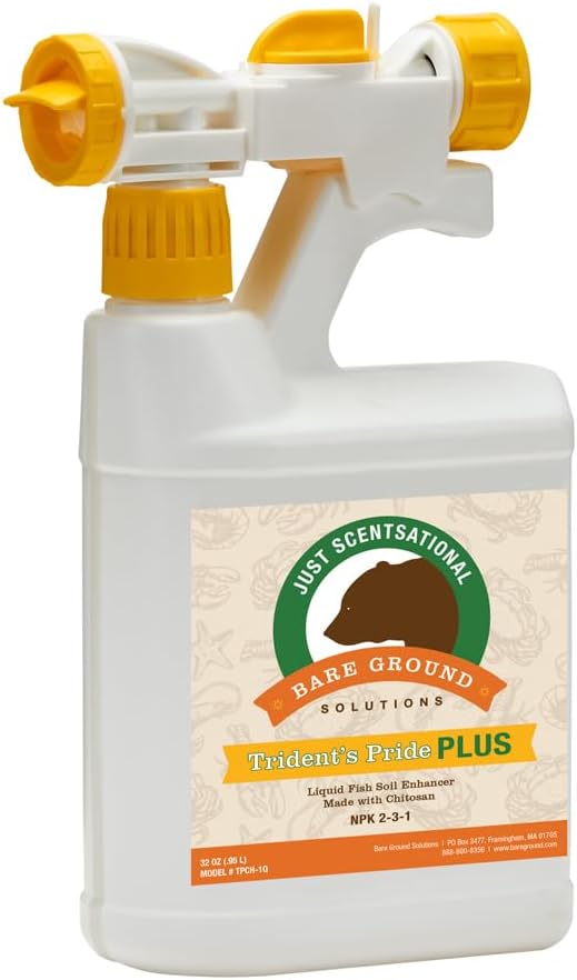 Trident's Pride Plus Organic Liquid Fish Fertilizer for Gardens